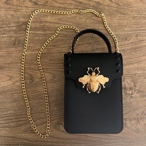 Bee2Bee black shoulder bag